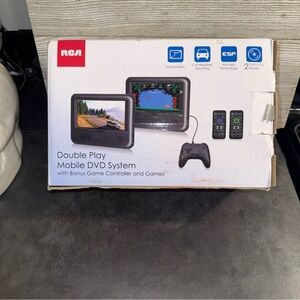 RCA Double Play Mobile DVD System with Game Controller - Black